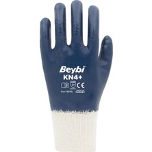 Beybi İş Eldiveni - Kn4 - Mavi - 12 Çift - 10