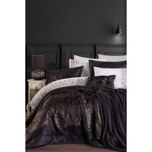 Elart Çeyiz Paketi 11 Parça (Yatak Örtüsü+Nevresim Takımı+Battaniye) Alisha Antrasit