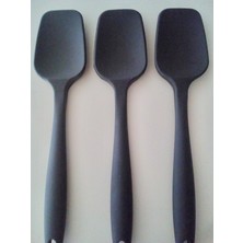 Pink Rose Bybirgül Büyük Boy Düz Silikon Spatula Set