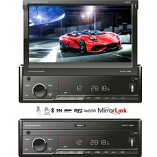 For-x Oto Teyp Indash 7 4X60W Mirrorlink Bt/usb/sd/fm/aux Kameralı For-X X-9030