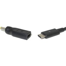 Vigor USB 3.1 Type-C To 4.0*1.7mm Çevrici Dönüştürücü Konnektör Usb-C Laptop Şarj Güç Adaptörü