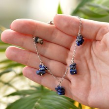Taş Sandığı Lapis Lazuli Taşı Bileklik – Kararmaz Zincirli
