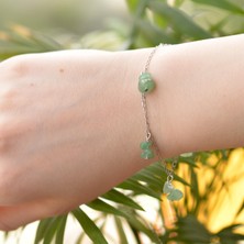 Taş Sandığı Aventurin Taşı Bileklik – Kararmaz Zincirli