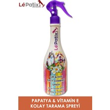 Le Patix 2 Ad. Pet Kolay Tarama Spreyi Kıtık Açıcı + Köpek Şampuanı Tüy Dökülme ve Topaklanma Önleyici 400 ml