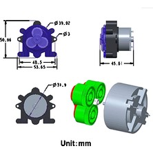 Grothen G528 2X4MM Dc 6V Peristaltik Pompa