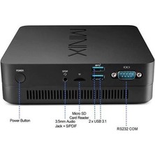Minix Mini Pc Intel Core I3-10110U 8/256 GB SSD Win 11 Pro  Mınıx Ngc-3 Pro