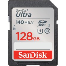 Sandisk Ultra 128GB 140MB/S Sdhc/sdxc Class 10 Uhs-I Hafıza Kartı SDSDUNB-128G-GN6IN