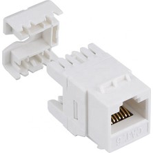 RJ45 Cat6 8p-8c 180 Derece Keystone Jack