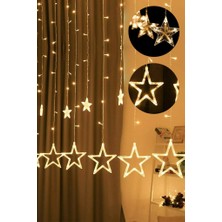 Mujgan Gün Işığı Yıldızlı Perde LED Işık