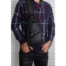 Gölge Suya Dayanıklı Yıkama Deri Çapraz Askılı Omuz Çantası Freebag