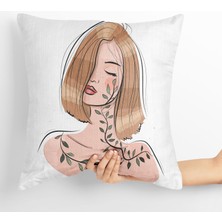 Firuz Ev Tekstil Çift Taraflı Dijital Baskılı Kırlent Kılıfı 4'lü Set -35