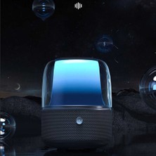 Soaiy SH77 Taşınabilir Kablosuz Bluetooth Hoparlör - 360° Stereo Surround Party Speaker - Rgb Işıklı