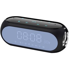 Soaiy S69 Taşınabilir Kablosuz Bluetooth Hoparlör - Dijital Saat & Fm Radyo & USB & Hafıza Kartı