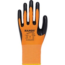 Handy Hn-16 Nitril Kaplama Sanayi Usta Eldiveni Koruyucu Eldiven 10/xl (1 Çift)