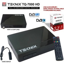 Teknix TQ-7000 Hd Dvb T & Dvb C Hd Karasal ve Kablo Tv Alıcısı