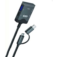 Go Des GD-DK106 5 In 1 Type-C / Micro Otg USB & Sd Hafıza Kart Okuyucu