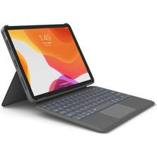 Wiwu Apple iPad 10.2 (8.nesil) Wiwu Combo LED Işıklı Magnetik Standlı Klavyeli Kılıf