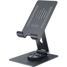 Wiwu ZM106 Taşınabilir Katlanabilir 360 Dönebilen Metal Telefon ve Tablet Standı