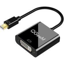 Qgeem QG-HD27 DVI To Mini Display Port Dönüştürücü Adaptör 4K 30Hz Görüntü Aktarım