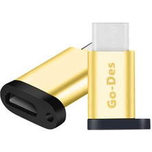 Go Des GD-CT10 Micro To Type-C Çevirici Adaptör Anahtarlık