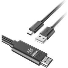 Go-Des Go Des GD-HM817 4K UHD Destekli HDMI Kablo Ses ve Görüntü Aktarıcı 1.8 Metre