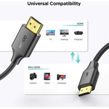 Qgeem QG-AV19 Micro HDMI To Micro USB Kablo 183 cm 4K Görüntü Aktarım Kablosu