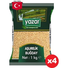 Yazar Yerli Aşurelik Buğday 1 Kg. x 4 Paket