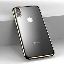 Benks Apple iPhone Xs Max 6.5 Köşeleri Parlak Renkli Benks Magic Glitz Transparent Kapak