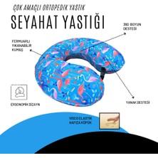 Ra Visco Pillow Raviscopillow Visco Hafızalı Ortopedik Seyahat Boyun Yastığı