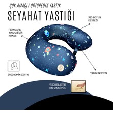 Ra Visco Pillow Raviscopillow Visco Hafızalı Ortopedik Seyahat Boyun Yastığı
