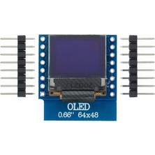 Motorobit 0.66'' 64X47 OLED Grafik LCD Ekran - Beyaz