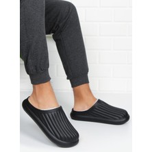 ModaFrato FLORA Kapalı İçi Yünlü Unisex Ev Terliği Kışlık Terlik Su Geçirmez