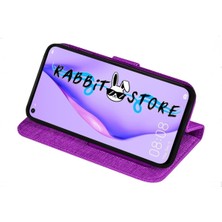 Rabbit Store Oppo Reno 5 Lite Kılıf Kumaş Cüzdan Kılıf Kapaklı Kılıf