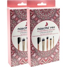 Nascita Göz Makyaj 5' Li Fırça Seti x 2