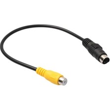 OEM 4 Pin S-Video Erkek - Dişi Rca Kablo 20 cm (5 Adet)