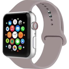 Pazariz Apple Watch Uyumlu 3 4 5 6 7 8 Se Delikli 38 40 41MM Kordon Kayış Bileklik Klasik Silikon