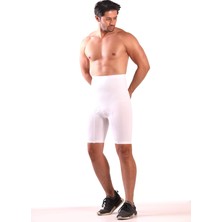 İnce Yaşam Erkek Beyaz Toparlayıcı Boxer Korse