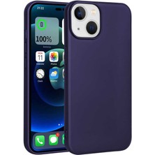 Dlrcase Apple iPhone 14 Kılıf Renkli Lüx Korumalı Premier Mat Silikon+Nano Lacivert