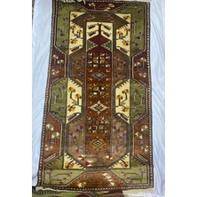 Halı El Dokuma Ada Milas Yeliş Kahve Bej