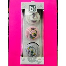 Bibaby Cupcake Yenidoğan 6'lı Çorap -Pembe