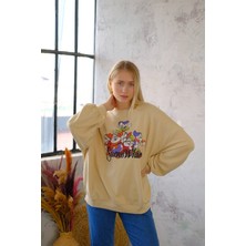 Gizay Şirinbaba Baskılı Oversize Sweat