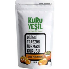 Kuru Yeşil Dilimli Trabzon Hurması ,Dried Fruit ,Cennet Elması , Şeker İlavesiz , Snack ,Kuru Meyve 100 gr