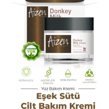 Aizen Eşek Sütü Özlü Yenileyici Yüz ve Vücut Bakım Kremi Donkey Milk Cream 50 ml