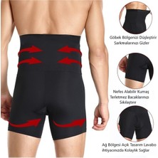 İnce Yaşam Toparlayıcı Siyah Korse Boxer