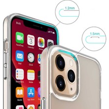 Smcase Apple iPhone 14 Pro Max Kılıf Gard Nitro Şeffaf Silikon+Nano Glass