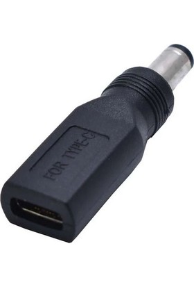 Vigor USB 3.1 Type-C To 5.5*2.1mm Çevrici Dönüştürücü Konnektör Usb-C Laptop Şarj Güç Adaptörü