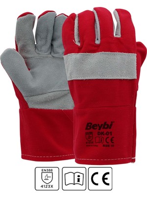 Beybi İş Eldiveni - Dk-01 Deri Montaj - 10