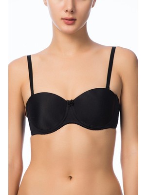 Nbb Straplez Sütyen Siyah 3510