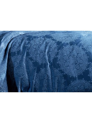 Finezza Tiara Bambu Jakar Kumaş Indigo Ikili Oksford 60X80CM Yastık Kılıfı -1303