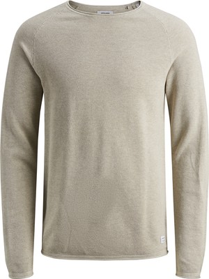 Jack & Jones Düz Renk Bisiklet Yaka Triko-Hill-12157321